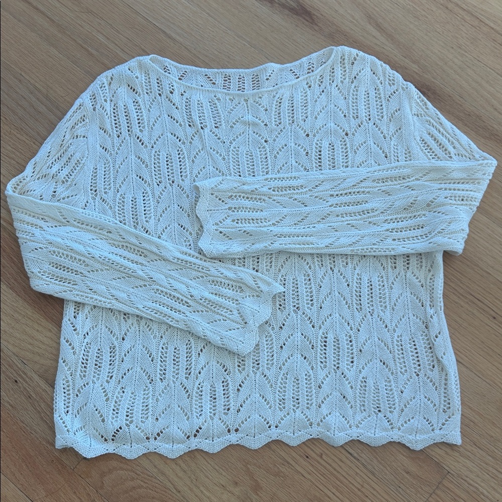 Chic Cream Knit Sweater